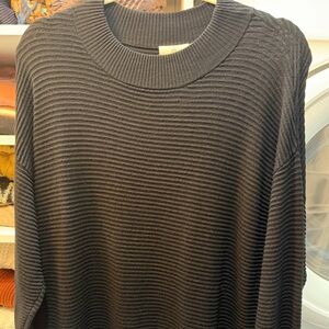 Kaffe Black Long Sleeve Sweater Dress